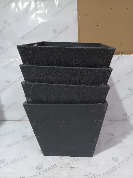 SET OF 4 URBAN PLANTERS