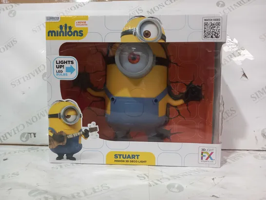 ILLUMINATION ENTERTAINMENT MINIONS STUART MINION 3D DECO LIGHT