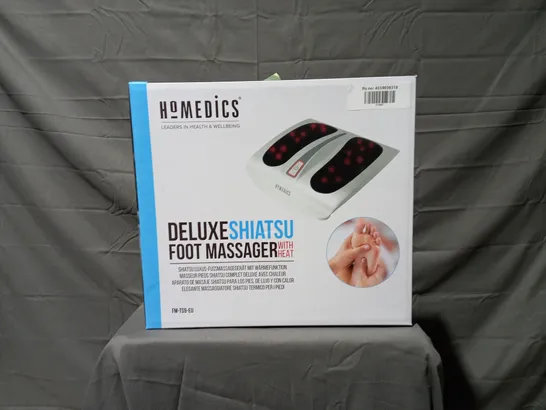 BOXED HOMEDICS DELUXE SHIATSU FOOT MASSAGER 