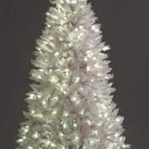 BOXED 7FT WHITE REGAL PRE-LIT CHRISTMAS TREE