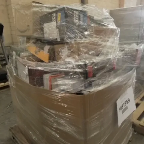 PALLET OF APPROXIMATELY 92 UNPROCESSED RAW RETURN HOUSEHOLD AND ELECTRICAL GOODS TO INCLUDE;
