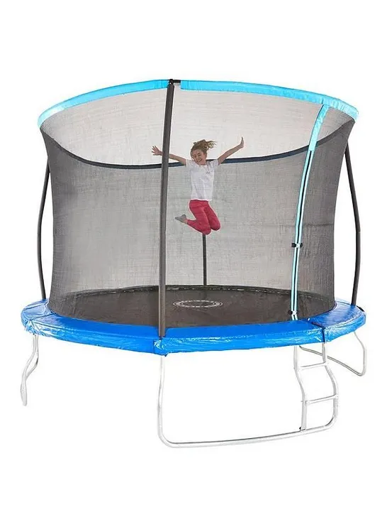 BOXED SPORTS POWER 12FT TRAMPOLINE WITH ENCLOSURE 