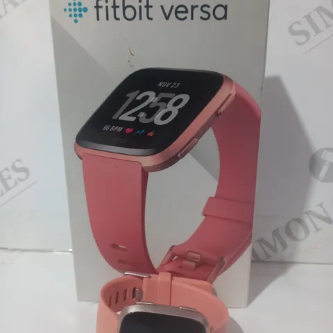 BOXED FITBIT VERSA SMARTWATCH IN PINK