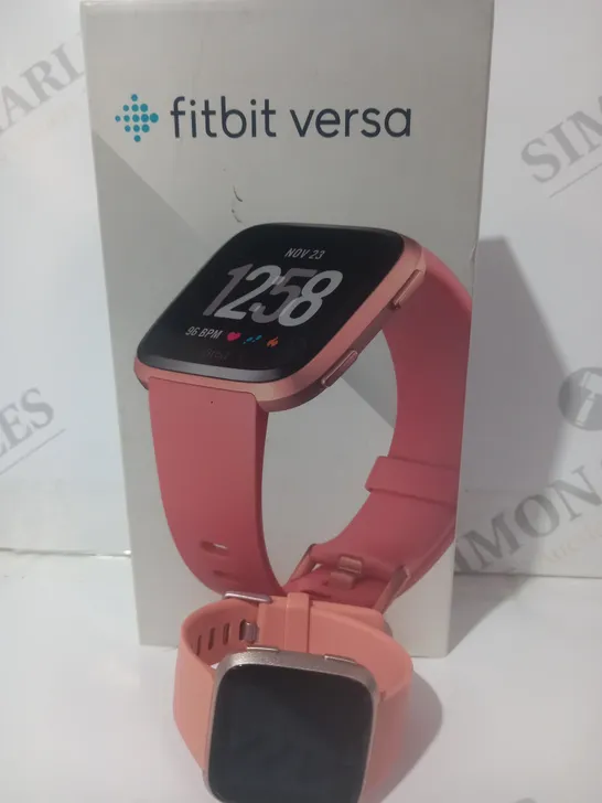 BOXED FITBIT VERSA SMARTWATCH IN PINK