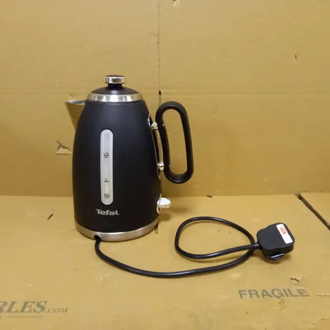 TEFAL KETTLE, RETRA, 1.7L, FAST BOIL 3000W, BLACK