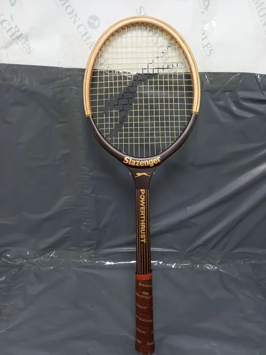 VINTAGE SLAZENGER POWERTHRUST TENNIS RAQUET