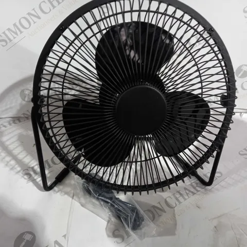 USB MINI RECHARGEABLE FAN IN BLACK