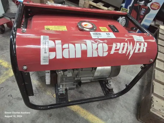 CLARKE POWER PETROL GENERATOR