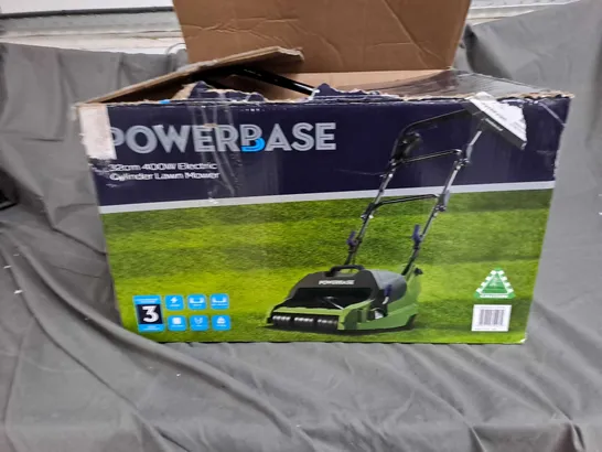 POWERBASE 32CM 400W ELECTRIC CYLINDER LAWN MOWER 