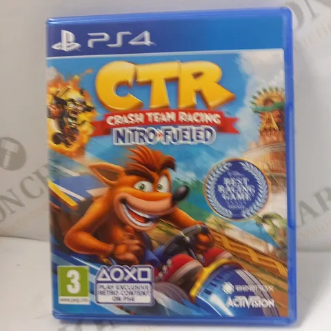 PLAYSTATION 4 CRASH TEAM RACING NITRO FUELED 