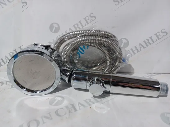 BOXED WORLD SHOWER CHROME EFFECT SHOWER HEAD