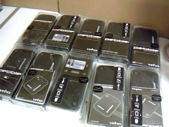 LOT OF 10 PEBBLE VEHO EXPLORER PORTABLE BATTERY PACK FOR TABLETS AND SMARTPHONES 