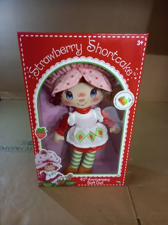 BOXED WIGWAM TOYS STRAWBERRY SHORTCAKE 40TH ANNIVERSARY SOFT DOLL