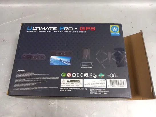 BOXED ULTIMATE PRO-GPS HIGH PERFORMANCE RC- FULL HD GPS FOLDING DRONE