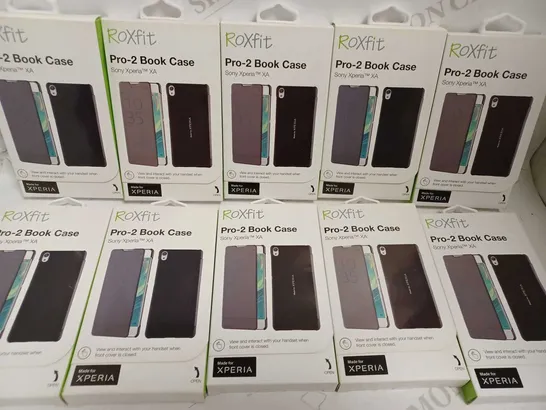 LOT OF APPROXIMATELY 10 ASSORTED SONY XPERIA PHONE CASES FOR VARIOUS MODELS