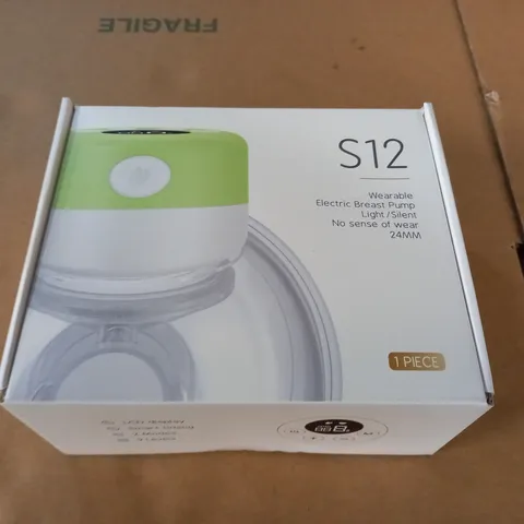 BOXED S12 WEARABLE ELECTRIC BREAST PUMP