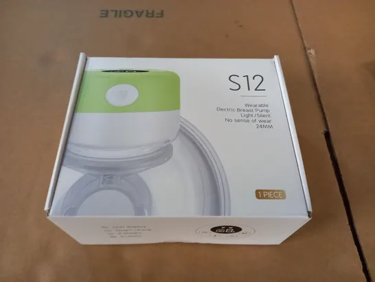 BOXED S12 WEARABLE ELECTRIC BREAST PUMP