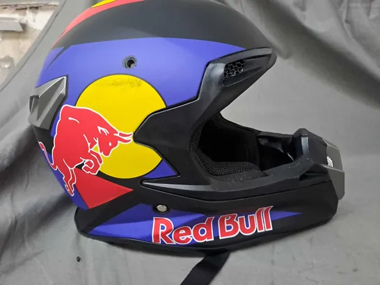 RED BULL DOT FMVSS 218 FULL FACE HELMET 