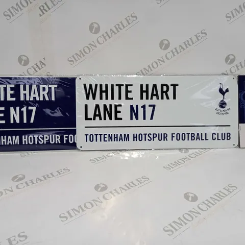 6 X BRAND NEW TOTTENHAM HOTSPUR FOOTBALL CLUB CLASSIC STREET SIGN OFFICIAL LICENSED MERCHANDISE 