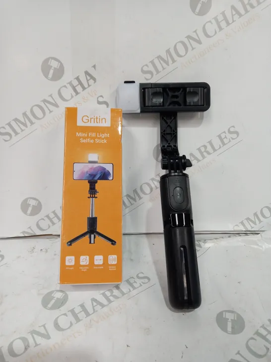 BOXED GRITIN MINI FILL LIGHT SELFIE STICK