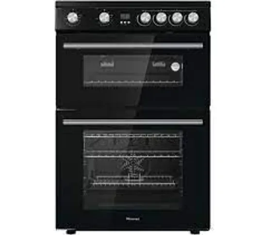 BOXED GRADE 1 HISENSE BLACK ELECTRIC COOKER HDE3211BBUK