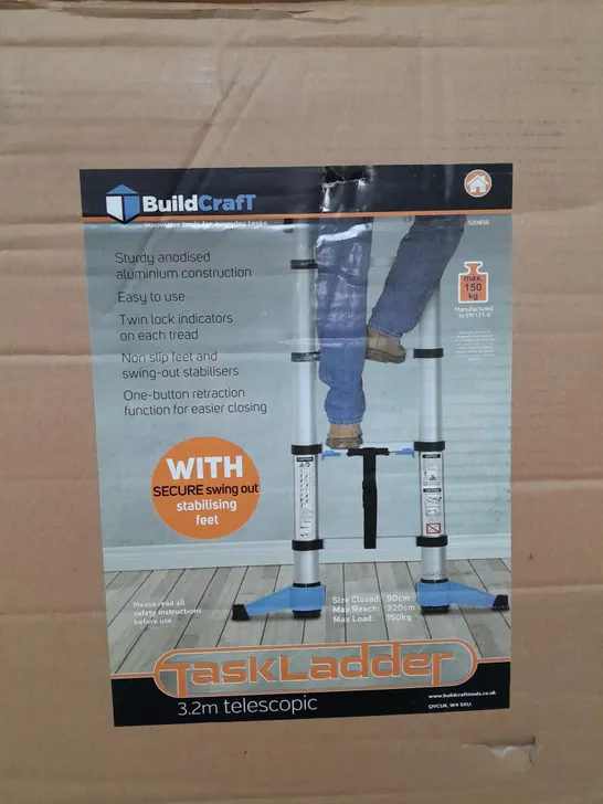 BUILDCRAFT 3.2M TELESCOPIC LADDER