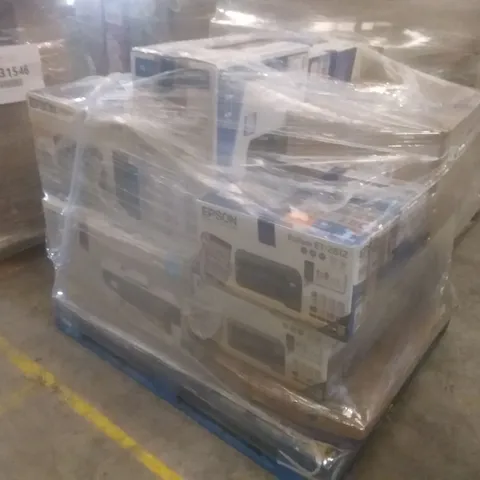 PALLET OF APPROXIMATELY  UNPROCESSED RAW RETURN PRINTERS TO INCLUDE;