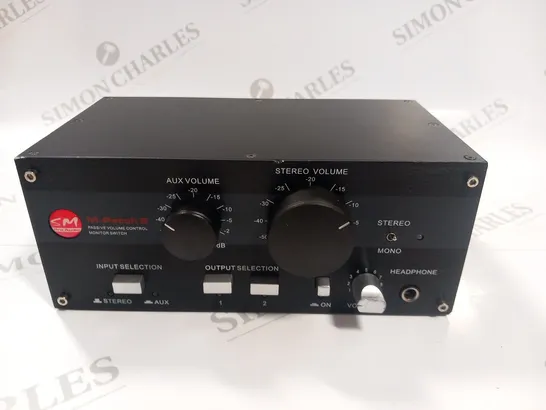 SM PRO AUDIO M PATCH 2 PSSIVE VOLUME CONTROL MONITOR SWITCH 