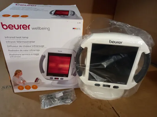 BOXED BEURER WELLBEING INFRARED HEAT LAMP