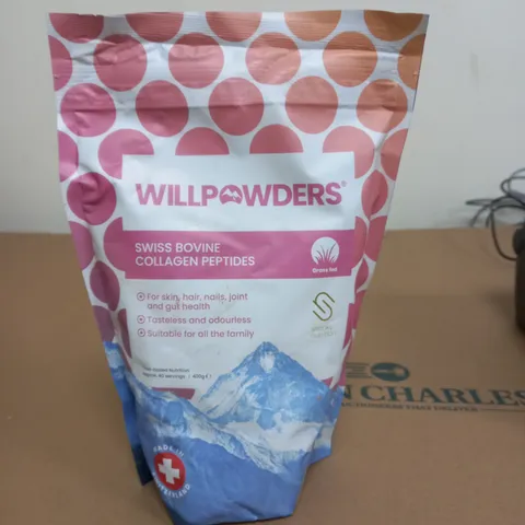 WILLPOWDERS SWISS BOVINE COLLAGEN PEPTIDES POWDER 400G