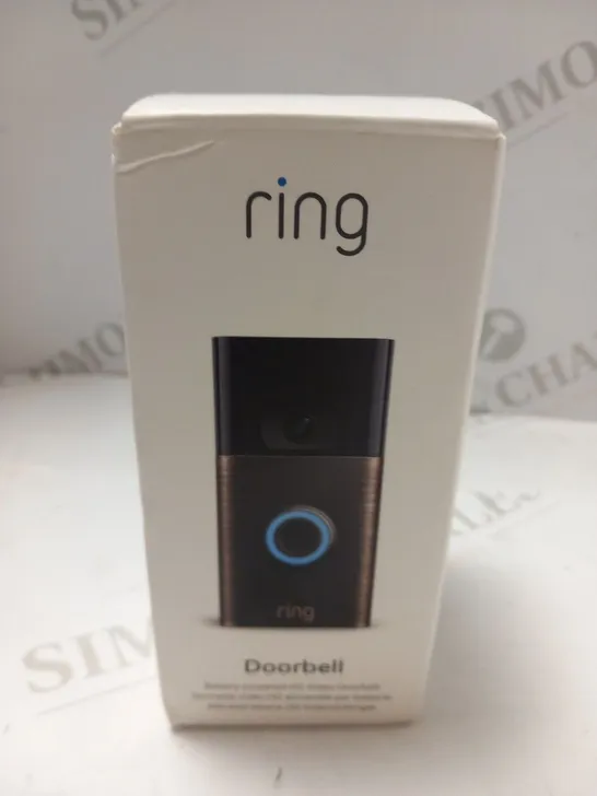 BOXED RING DOORBELL BATTERY POWER OPERATED HD VIDEO DOORBELL