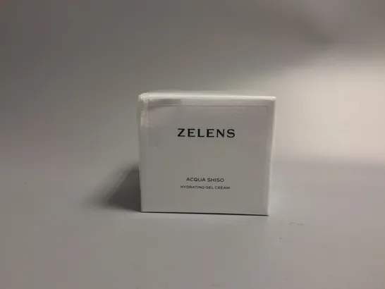 BOXED AND SEALED ZELENS AQUA SHISO HYDRATING GEL CREAM 50ML 