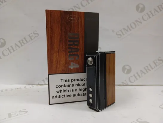 BOXED VOOPOO GENE TT DRAG 4 VAPE SYSTEM - BLACK & WALNUT 