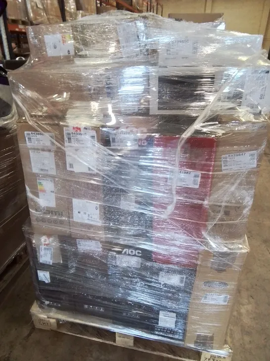 PALLET OF APPROXIMATELY 17 UNPROCESSED RAW RETURN MONITORS TO INCLUDE;