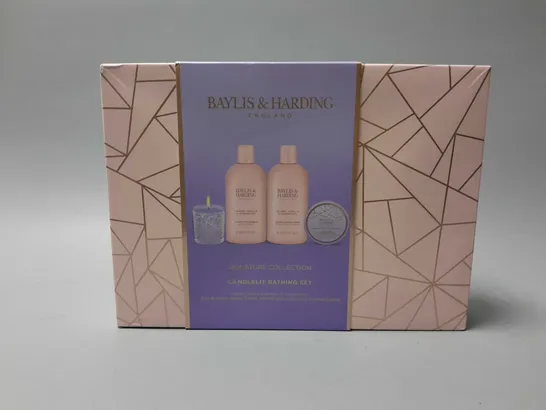 BOXED BAYLIS SIGNATURE COLLECTION CANDELIT BATHING SET