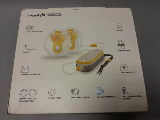 BOXED MEDELA FREESTYLE HANDS FREE DOUBLE ELECTRIC BREAST PUMP