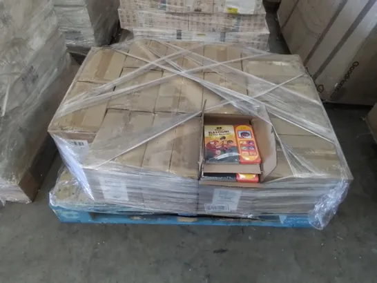 PALLET CONTAINING APPROX 15 BOXES OF SEALED INCREDIBLES 2, ELASTIGIRL TO THE RESCUE CHILDREN'S SOUND BOOKS. APPROX 24 X BOOKS PER BOX