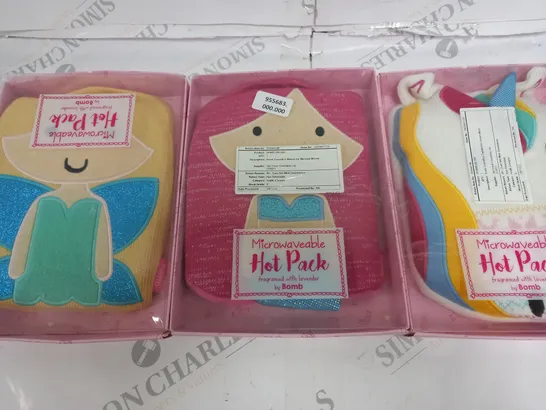 LOTOF 3 MICROWAVABLE HOT PACKS 