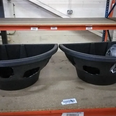 PAIR OF 15" LARGE EASY FILL HANGING BASKETS