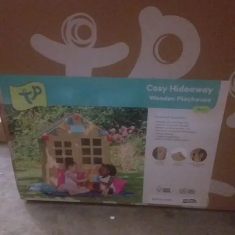 CHILDREN'S COSY HIDEAWAY WOODEN PLAYHOUSE 