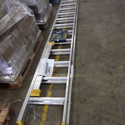 WERNER ALUMINIUM DOUBLE SECTION EXTENSION LADDER
