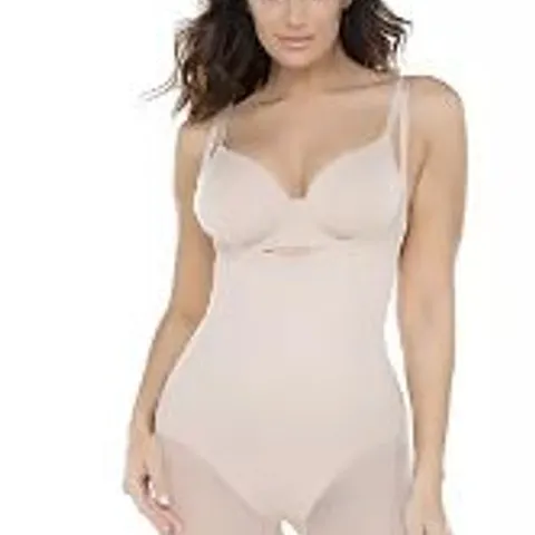 MIRACLESUIT SEXY SHEER SINGLETTE WARM BEIGE LRGE