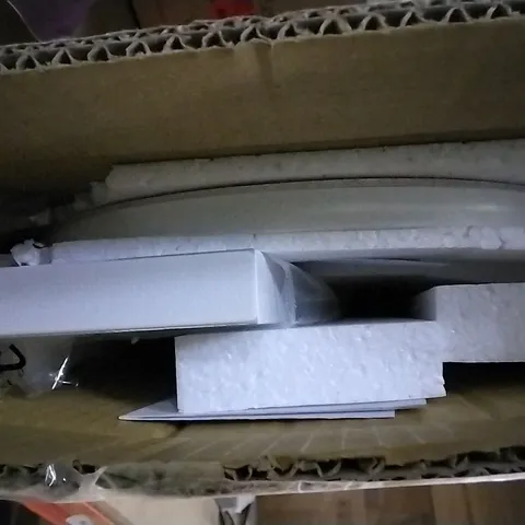 BOXED DRESSER MIRROR FINISH - WHITE