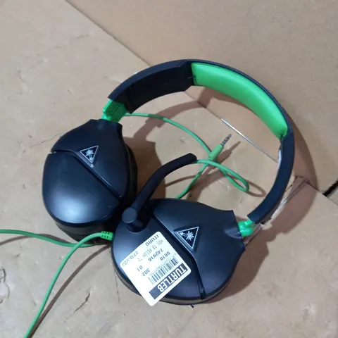 TURTLE BEACH RECON 70X WIRED GAMING HEADSET BLACK/GREEN