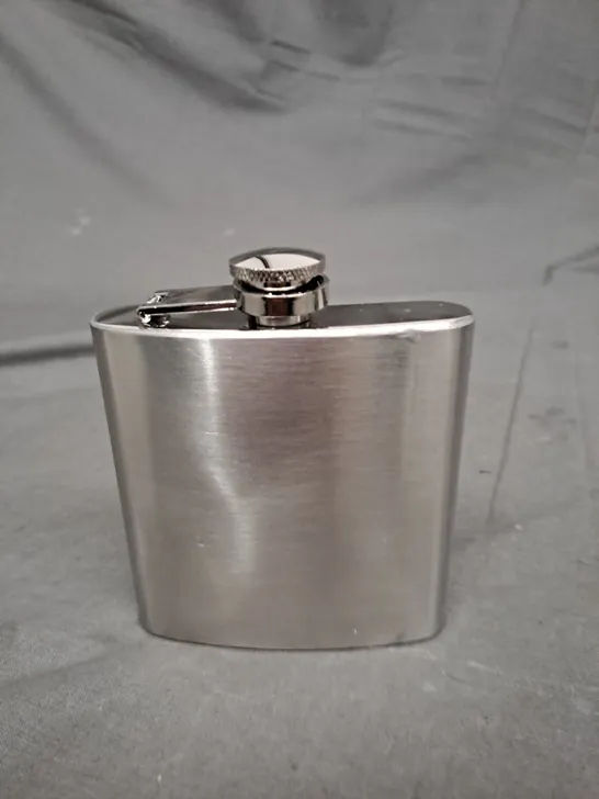 LARGE BOX OF APPROX 50 ASSORTED STAINLESS STEEL HIP FLASKS