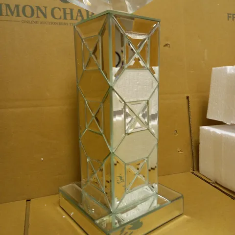 JM BY JULIEN MACDONALD PAVED MIRRORED CANDLE HOLDER