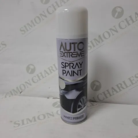 APPROXIMATELY 23 AUTO EXTREME SPRAY PAINT IN WHITE PRIMER 250ML 