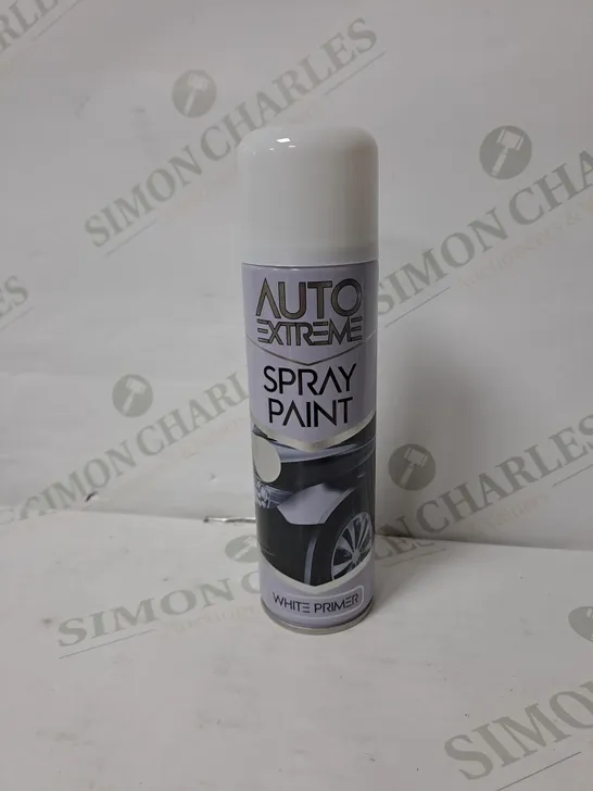 APPROXIMATELY 23 AUTO EXTREME SPRAY PAINT IN WHITE PRIMER 250ML 