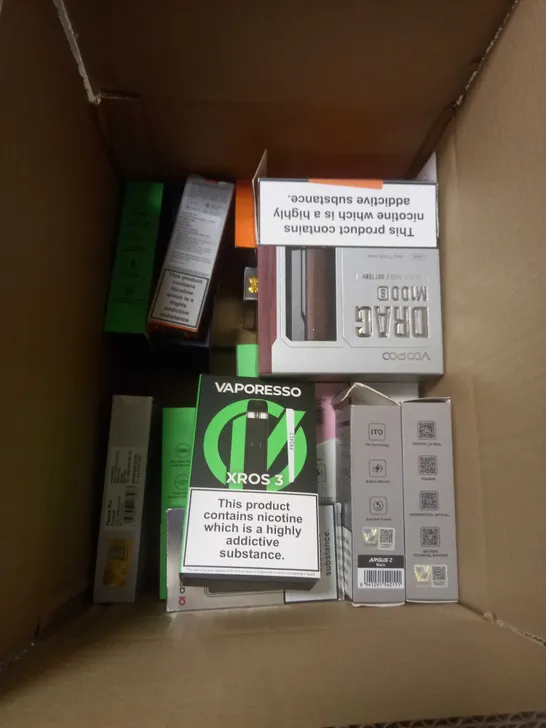 APPROXIMATELY 20 BOXED E-CIGARETTES TO INCLUDE VOOPOO, ASPIRE, VAPORESSO ETC