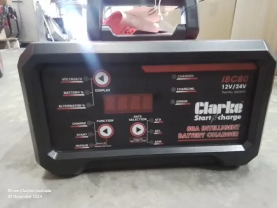 CLARKE 80AMP INTELLIGENT BATTERY CHARGER